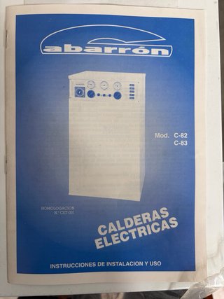 Caldera Eléctrica Gabarron C82 ND