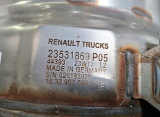 Catalizador Renault 100879 23531869p05 Serie T