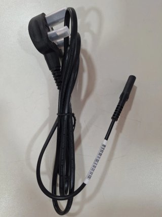 Cable de alimentación negro