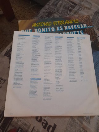 Vinilo Antonio Ferrandis Que Bonito Es Navegar...