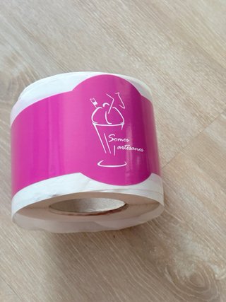 Pegatinas para cajas de helado ( somos artesanos).