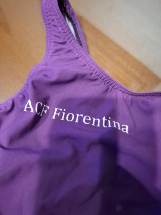 Costume intero viola ACF Fiorentina bambina