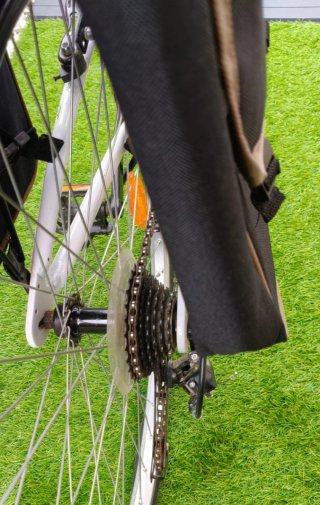 Bicicleta Mujer Blanca con Accesorios