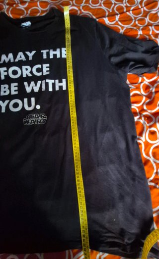 Camiseta Star Wars May the Force Talla 3 XL.