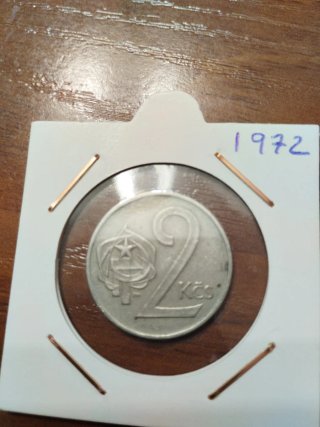 Monedas Checoslovaquia 1972 y 1974