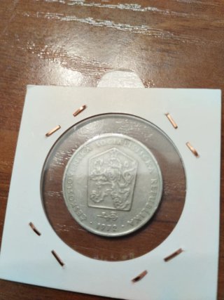 Monedas Checoslovaquia 1972 y 1974