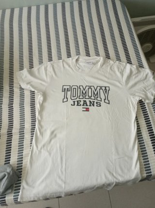 Camiseta Tommy Jeans Blanca Talla XS