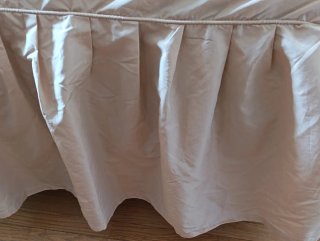 Copriletto matrimoniale beige 160x205 cm