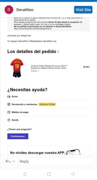Conjunto Selección España Talla 14