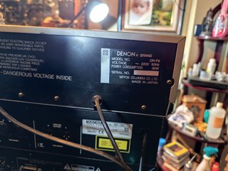 Denon DR-F6 Pletina Cassette Deck