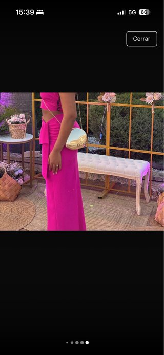 Vestido de fiesta rosa