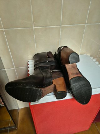 Botines Marrones Piel y Serraje VIALIS