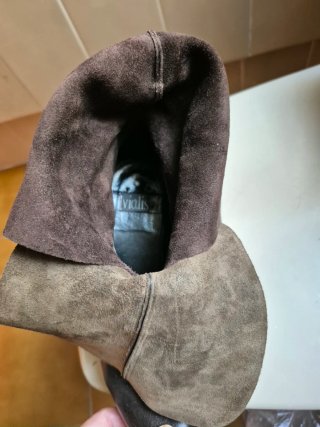 Botines Marrones Piel y Serraje VIALIS