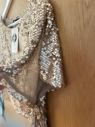 Top lentejuelas dorado / rosaCelop