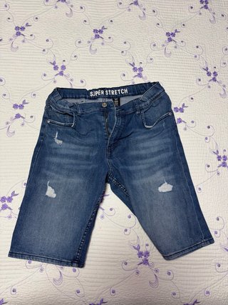 Pantalón vaquero corto Super Stretch