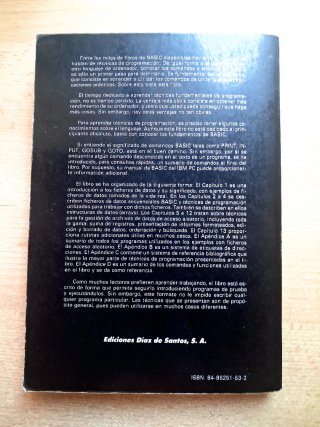 Programación de ficheros de datos para el IBM PC