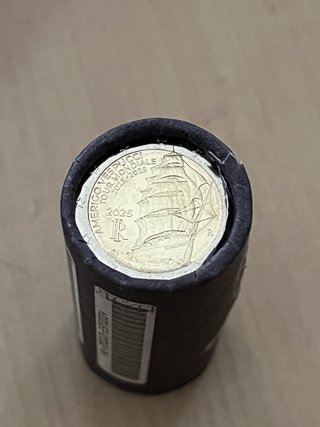 Moneda 2€ Italia 2025 Vespucci Tour