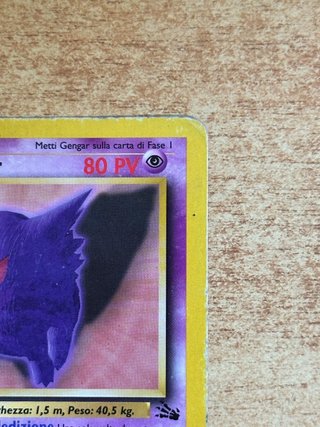 Gengar 20/62 Fossil Prima Edizione - Carta Pokemon