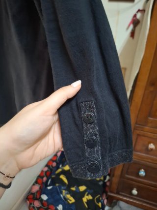 Maglietta Chanel nera taglia 44