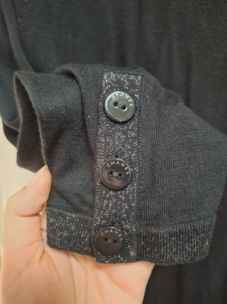 Maglietta Chanel nera taglia 44