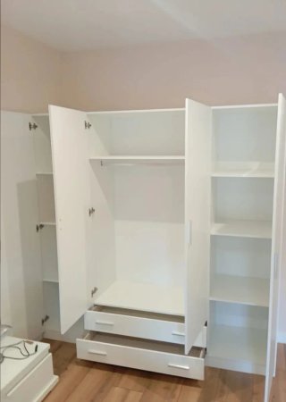 Armario 4 puertas blanco madera nuevo