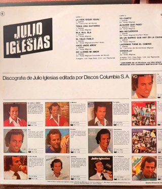 Julio Iglesias Disco Vinilo