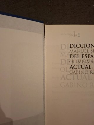 Diccionario del español actual