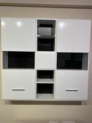 Mueble de salón blanco moderno
