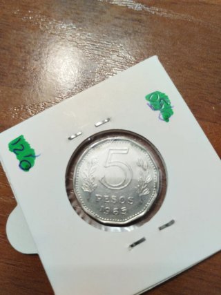 Monedas Argentinas 100 y 5 Pesos 1978