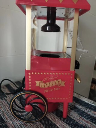 Máquina Palomitas Vintage Roja