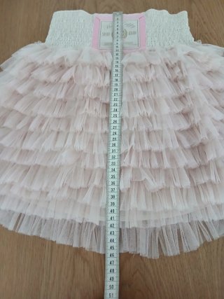 Falda tul volantes Holy Preppy rosa