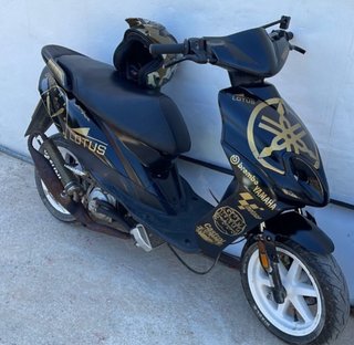 Kit Pegatinas Lotus Yamaha Jog Negro/Dorado