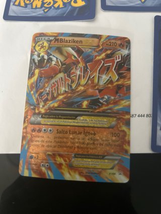8 Cartas Pokémon Mega EX