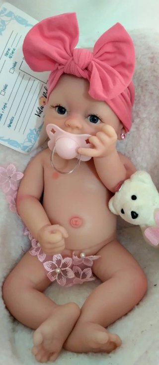 Bebé Reborn Silicona Completa 39cm