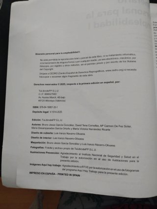 Libro itinerario personal para la empleabilidad