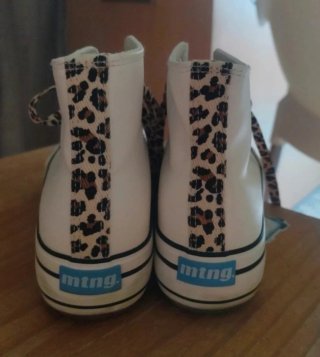 "Converse" Mustang Blancas Suela Alta