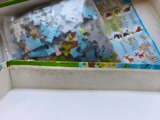 Puzzle Educa 150 piezas Mapa del Mundo Animales