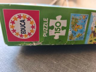 Puzzle Educa 150 piezas Mapa del Mundo Animales