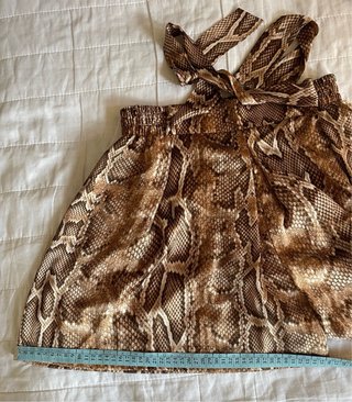 Skort con stampa animalier taglia M