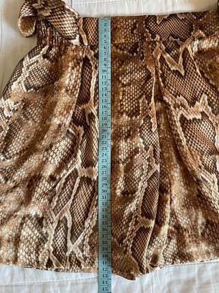 Skort con stampa animalier taglia M