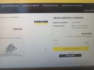 Juego de válvulas Karcher 2.884-878.0