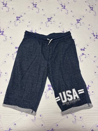Pantalón chándal azul y gris