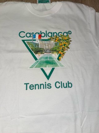 Maglietta Casablanca Tennis Club Bianca