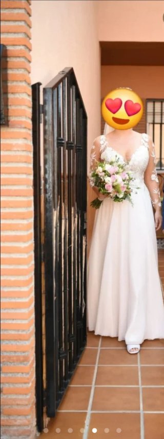 NO NEGOCIABLE! Vestido de Novia Pronovias Blanco