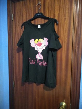 Camiseta Tirantes Pink Panther Talla M