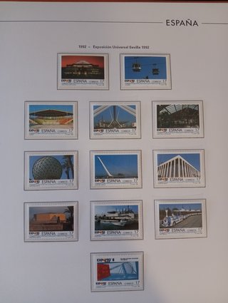 Colección Sellos España Juan Carlos I (1989-1992)