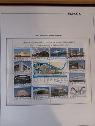 Colección Sellos España Juan Carlos I (1989-1992)