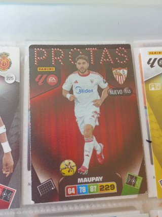 9 cartas fútbol Panini