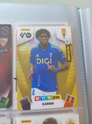 9 cartas fútbol Panini