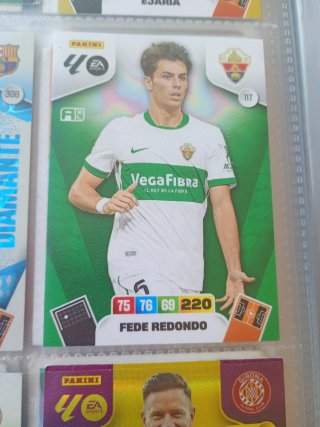 9 cartas fútbol Panini